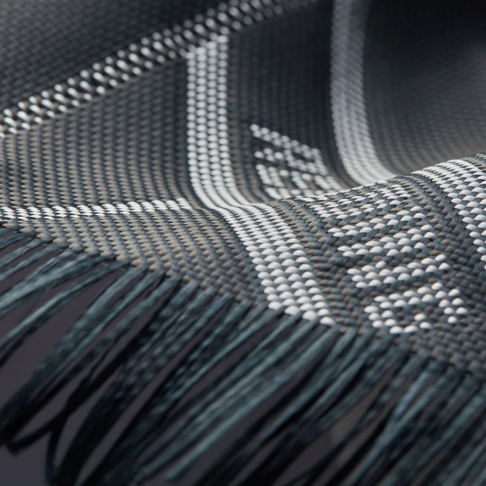 Apple iPhone 16 Pro Max Kılıf M-safe Şarj Özellikli Aramid Fiber Re-TROS Tasarımlı Pitaka Tactile Woven Rebuilding Serisi Kapak Siyah