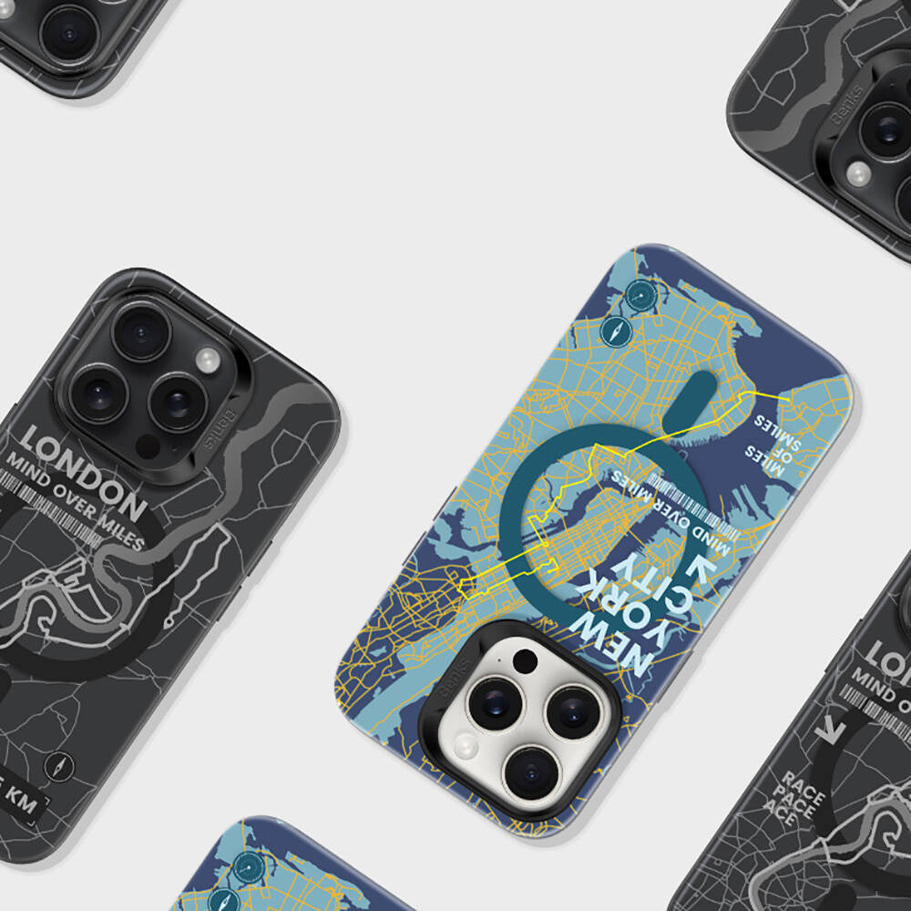 Apple iPhone 16 Pro Max Kılıf Magsafe Şarj Özellikli Benks City Serisi Kapak Siyah