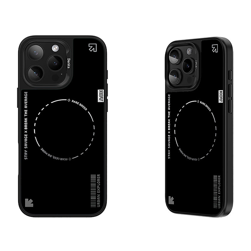 Apple iPhone 16 Pro Max Kılıf Magsafe Şarj Özellikli Benks Dynamic Basis Kapak Siyah