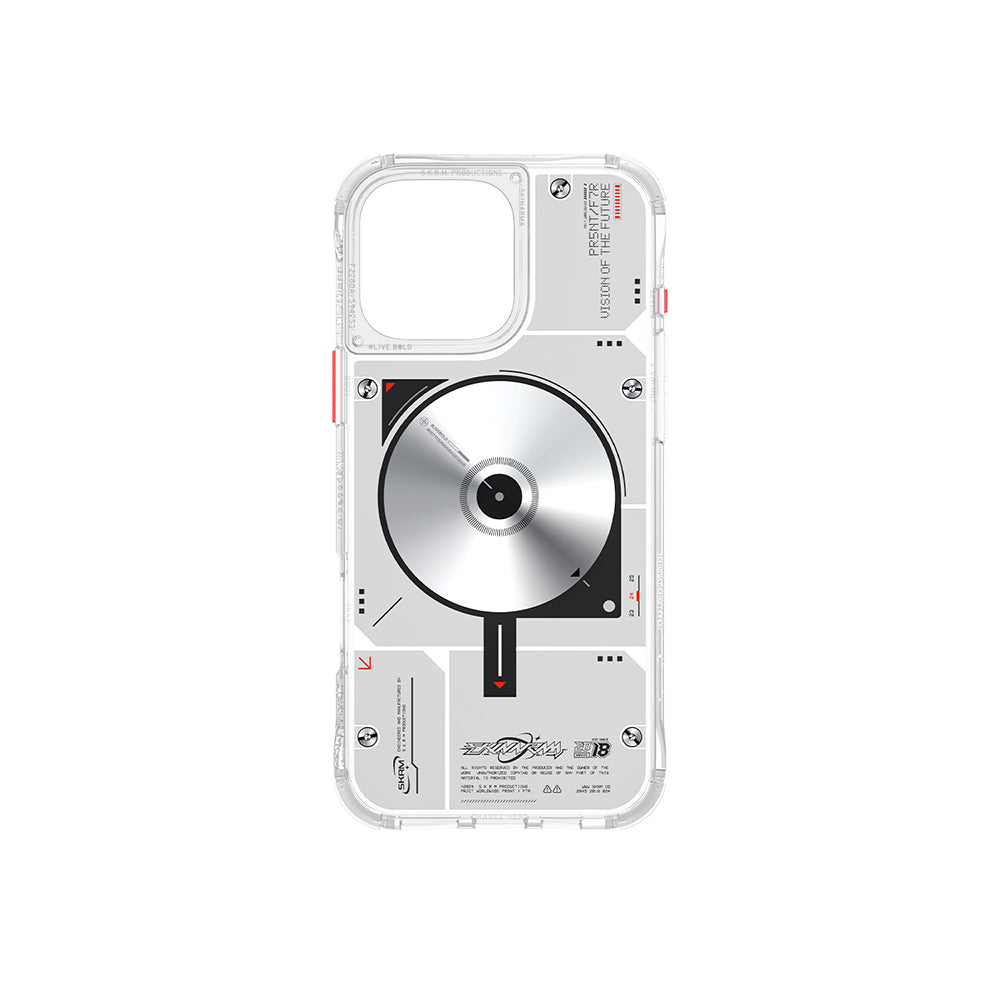 Apple iPhone 16 Pro Max Kılıf Magsafe Şarj Özellikli Disk Desenli Airbag Tasarımlı Skinarma Nova Kapak Gold