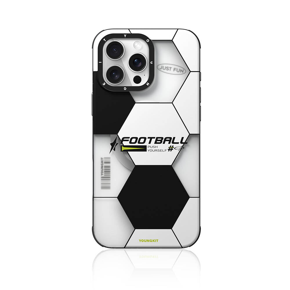 Apple iPhone 16 Pro Max Kılıf Magsafe Şarj Özellikli Spor Tasarımlı Youngkit Dynamic Serisi Kapak Yeşil