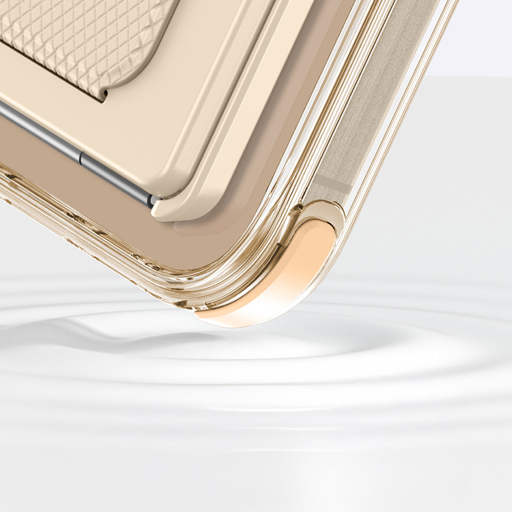 Apple iPhone 16 Pro Max Kılıf Magsafe Şarj Özellikli Standlı Set Amazingthing Omni Adventure Serisi Kapak Gri