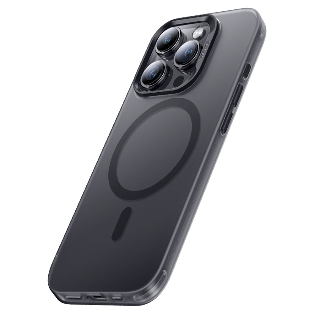 Apple iPhone 16 Pro Max Kılıf M-safe Şarj Özellikli Yeni Seri Benks Lucid Armor Kapak Siyah