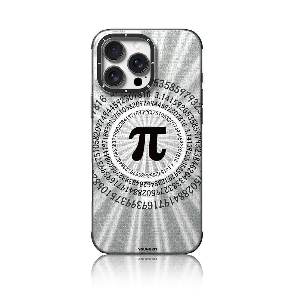 Apple iPhone 16 Pro Max Kılıf Magsafe Şarj Özellikli Youngkit Mathematical Serisi Kapak Colorful