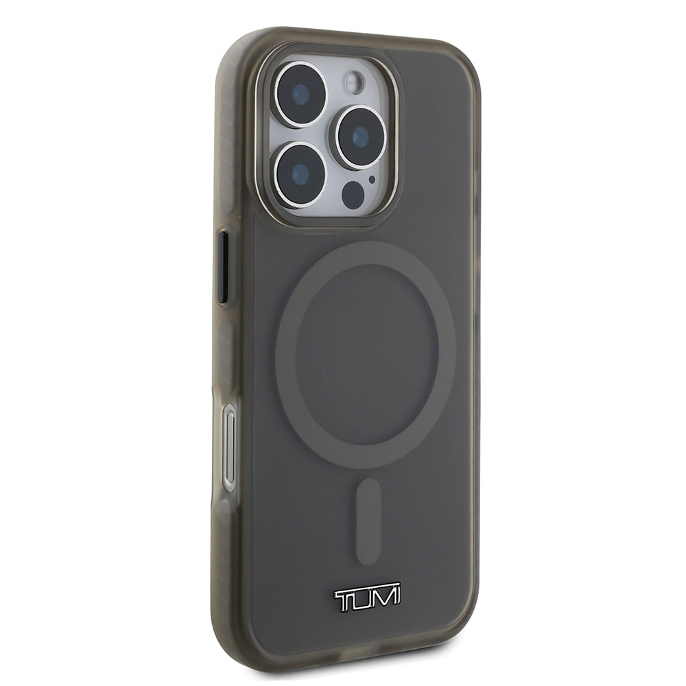 Apple iPhone 16 Pro Max Kılıf TUMI Orjinal Lisanslı Magsafe Şarj Özellikli Airbagli Buzlu Transparan Kapak Haki