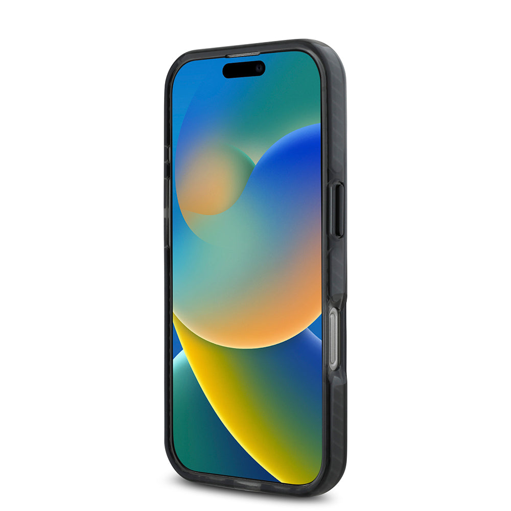 Apple iPhone 16 Pro Max Kılıf TUMI Orjinal Lisanslı Magsafe Şarj Özellikli Airbagli Transparan Kapak Siyah