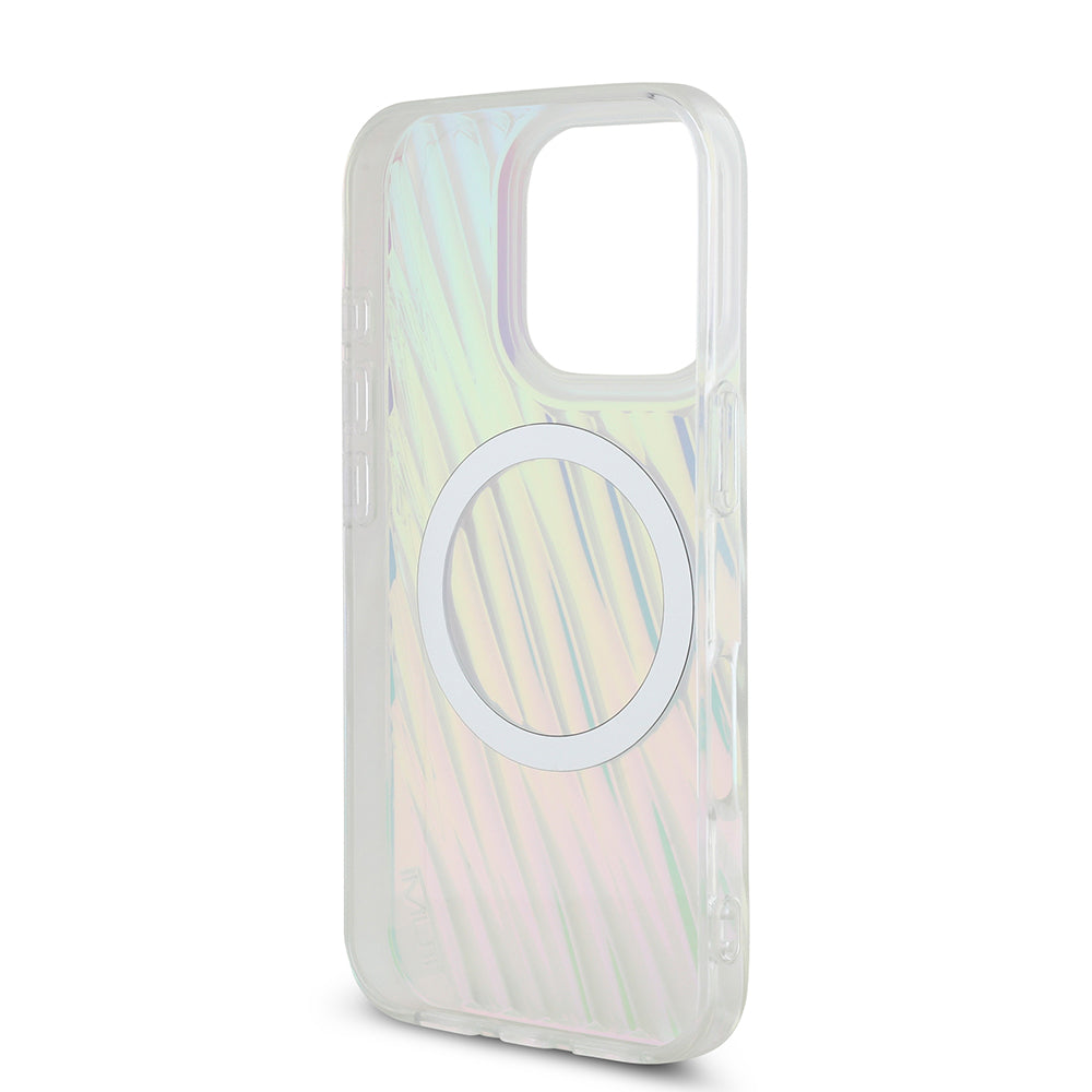 Apple iPhone 16 Pro Max Kılıf TUMI Orjinal Lisanslı Magsafe Şarj Özellikli Transparan Kapak Colorful