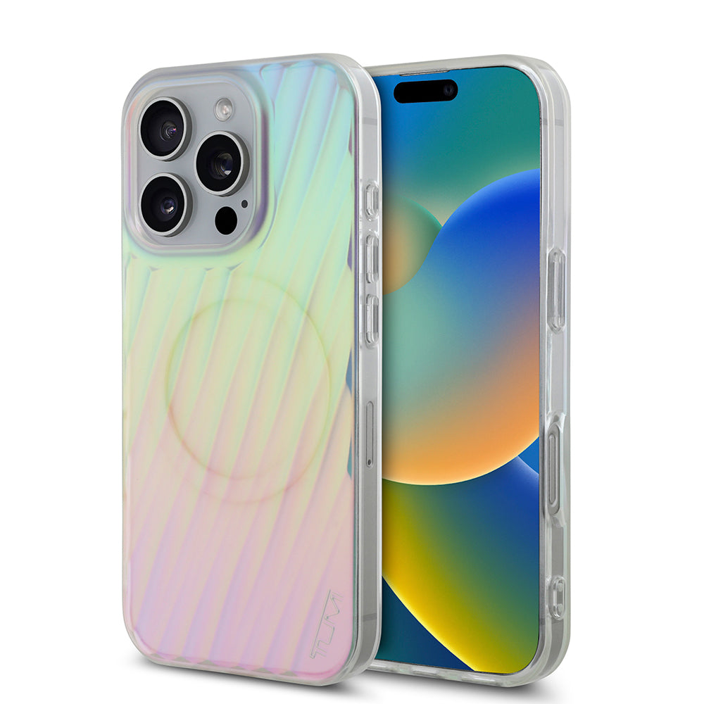 Apple iPhone 16 Pro Max Kılıf TUMI Orjinal Lisanslı Magsafe Şarj Özellikli Transparan Kapak Colorful