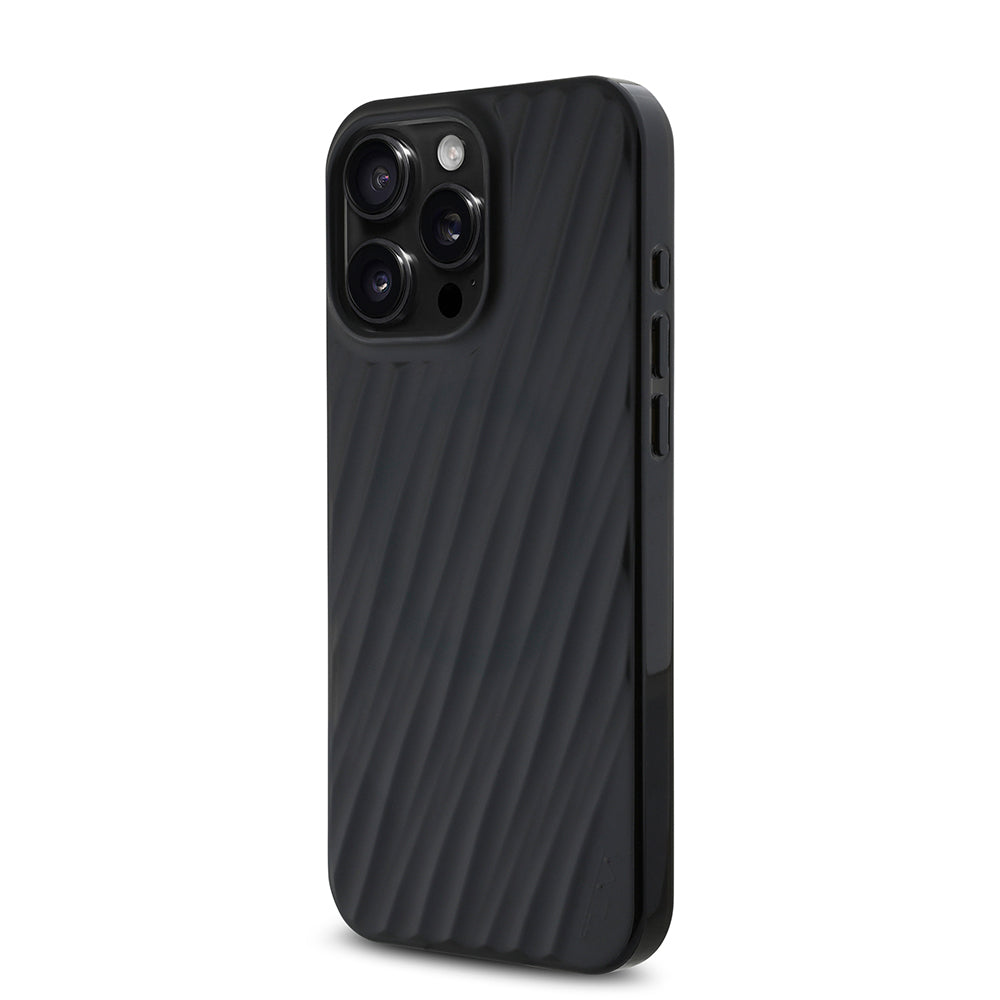 Apple iPhone 16 Pro Max Kılıf TUMI Orjinal Lisanslı Magsafe Şarj Özellikli Transparan Kapak Siyah