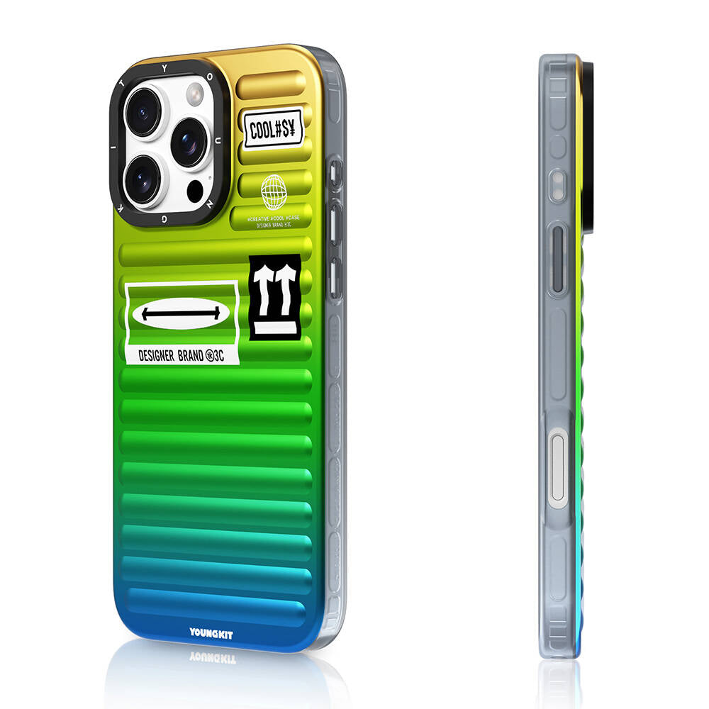 Apple iPhone 16 Pro Max Kılıf YoungKit The Secret Color Serisi Kapak Turuncu