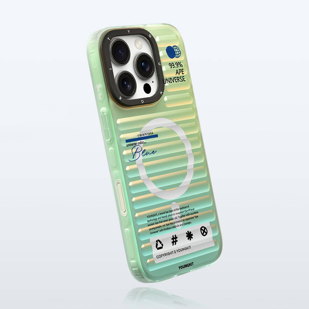 Apple iPhone 16 Pro Max Magsafe Şarj Özellikli Youngkit Chameleon Serisi Kapak Kırmızı