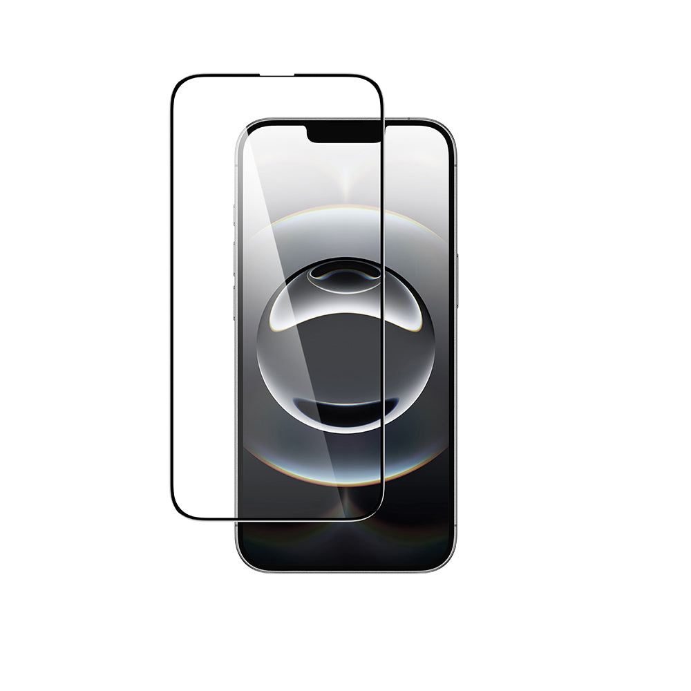 Apple iPhone 16E Amazingthing Radix Parmak İzi Bırakmayan Temperli Cam Ekran Koruyucu Siyah