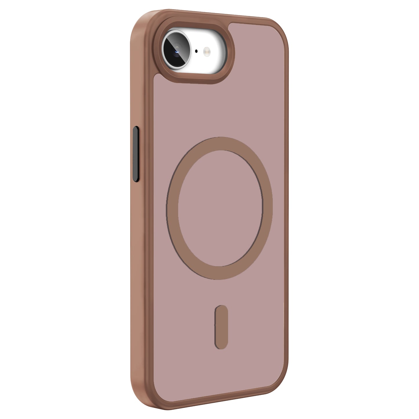 Apple iPhone 16E Kılıf M-safe Şarj Özellikli Mat Arka Yüzey Zore Sio Kapak Lacivert