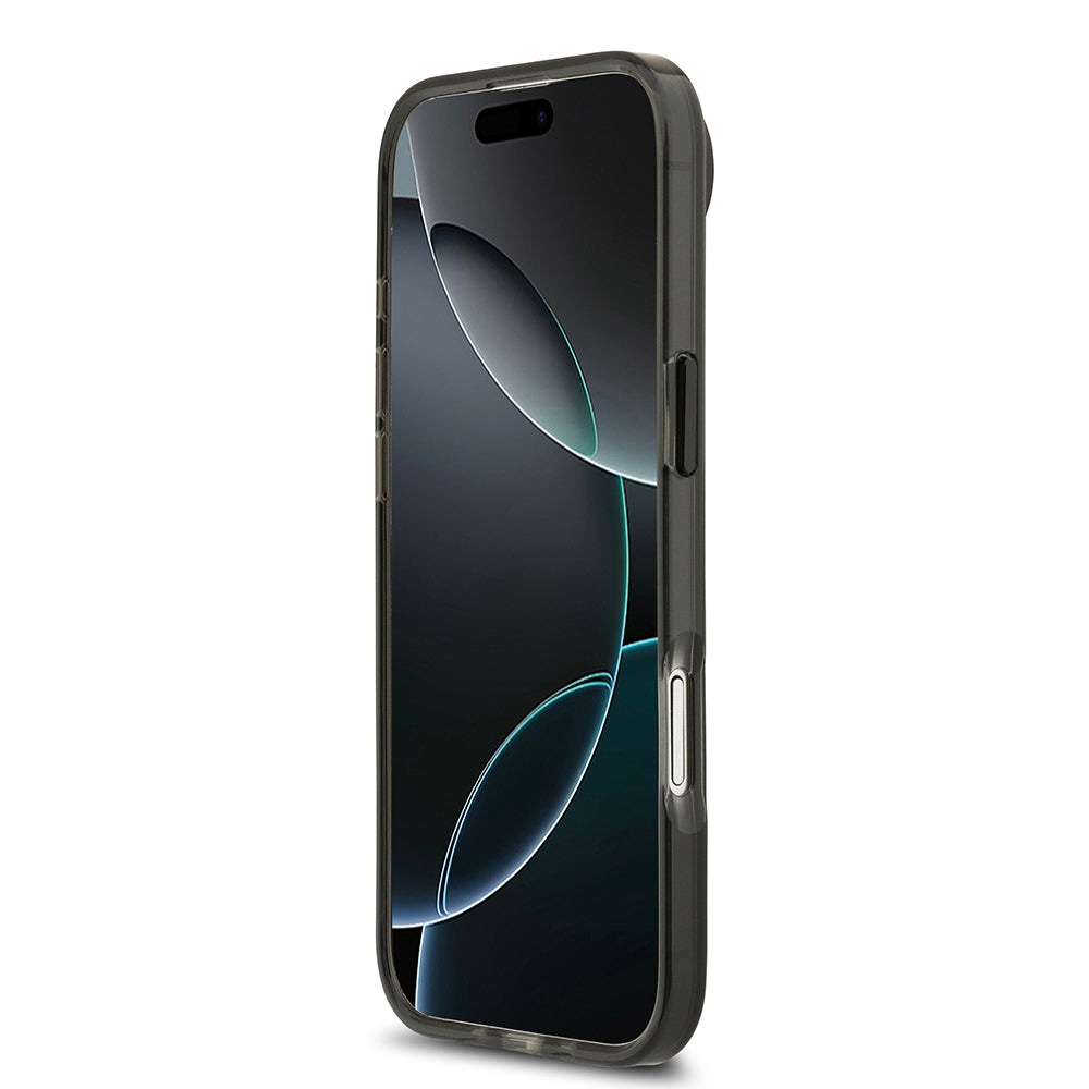 Apple iPhone 17 Air Kılıf BMW Orjinal Lisanslı M-safe Şarj Özellikli IML Baskılı Üç Renkli M Dizayn Kapak Siyah