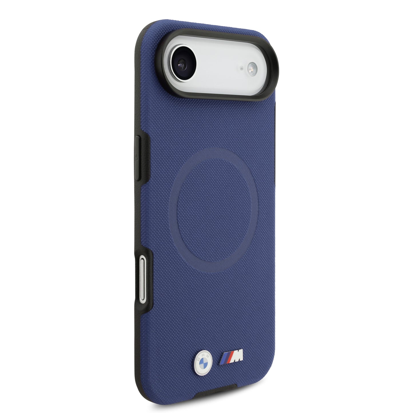 Apple iPhone 17 Air Kılıf BMW Orjinal Lisanslı M-safe Şarj Özellikli Metal Logolu Delikli M Dizayn Deri Kapak Kırmızı