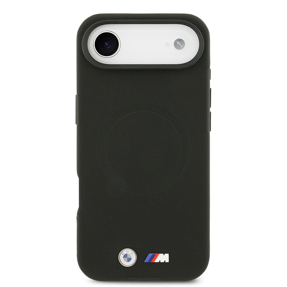 Apple iPhone 17 Air Kılıf BMW Orjinal Lisanslı M-safe Şarj Özellikli Metal Logolu Delikli M Dizayn Deri Kapak Kırmızı