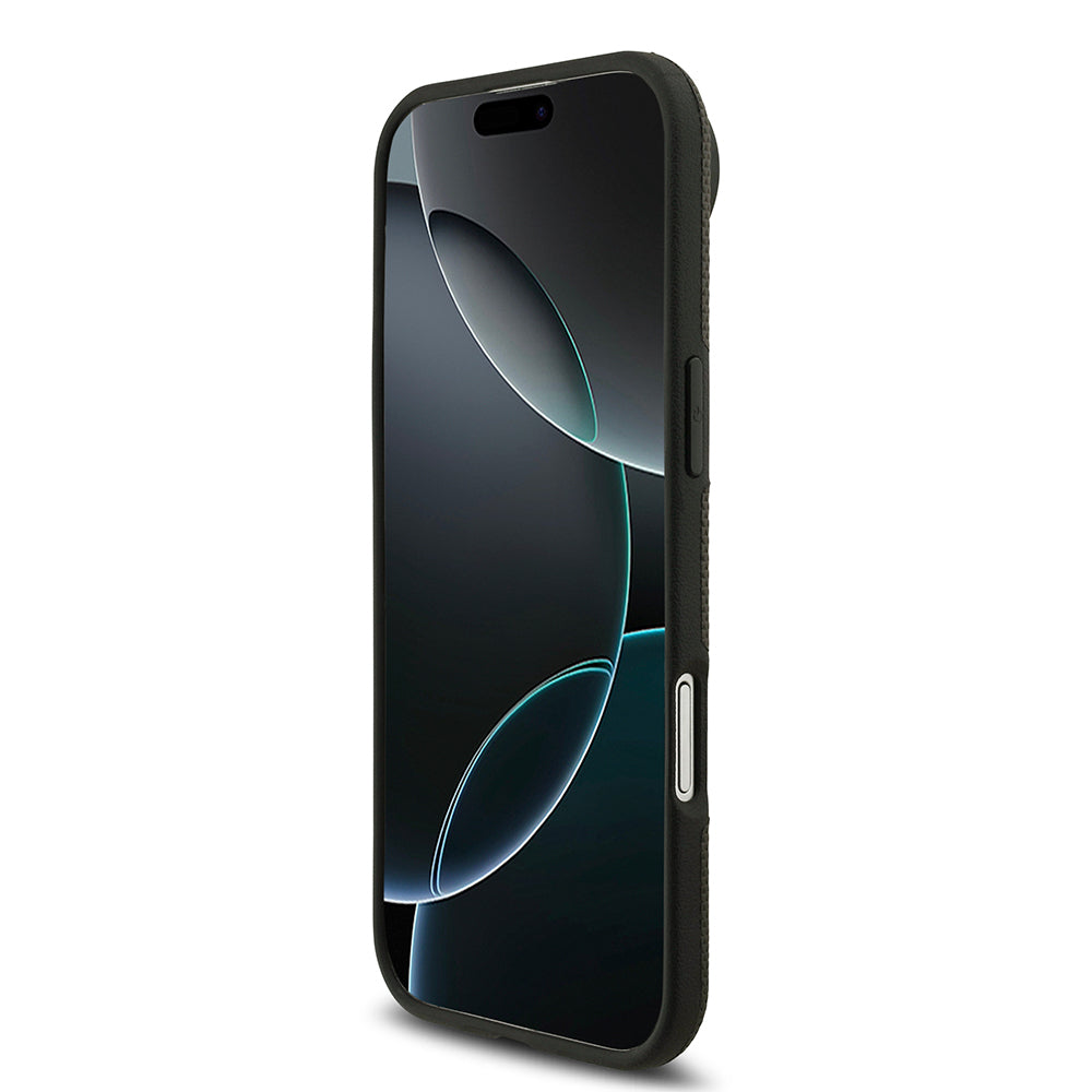 Apple iPhone 17 Air Kılıf BMW Orjinal Lisanslı M-safe Şarj Özellikli Metal Logolu Delikli M Dizayn Deri Kapak Kırmızı