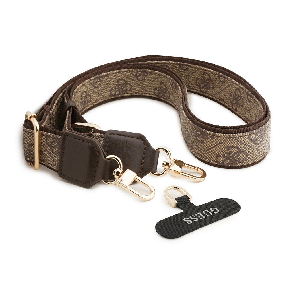 Apple iPhone 17 Air Kılıf Guess Orjinal Lisanslı 4G Büyük Metal Logolu Kalın Askılı Kapak Pembe