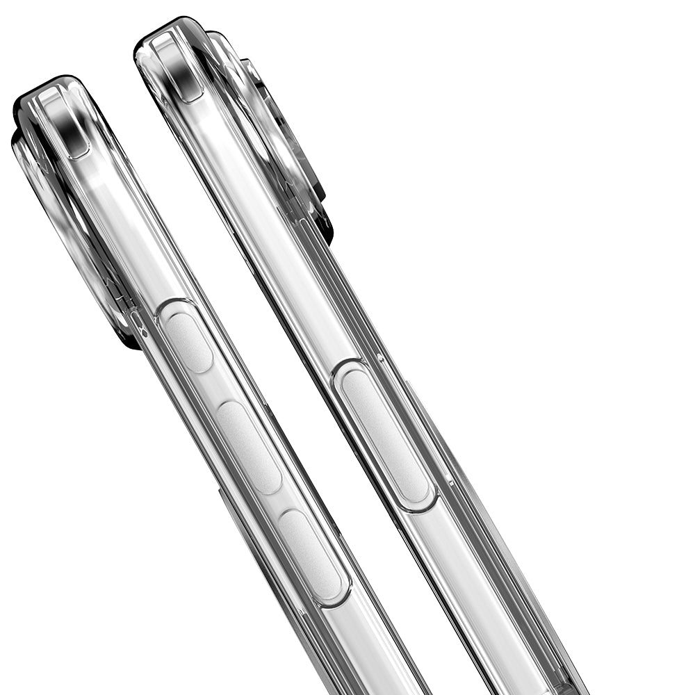 Apple iPhone 17 Air Kılıf M-safe Şarj Özellikli Standlı Airbag Tasarımlı Mutural Fresh Serisi Kapak Şeffaf