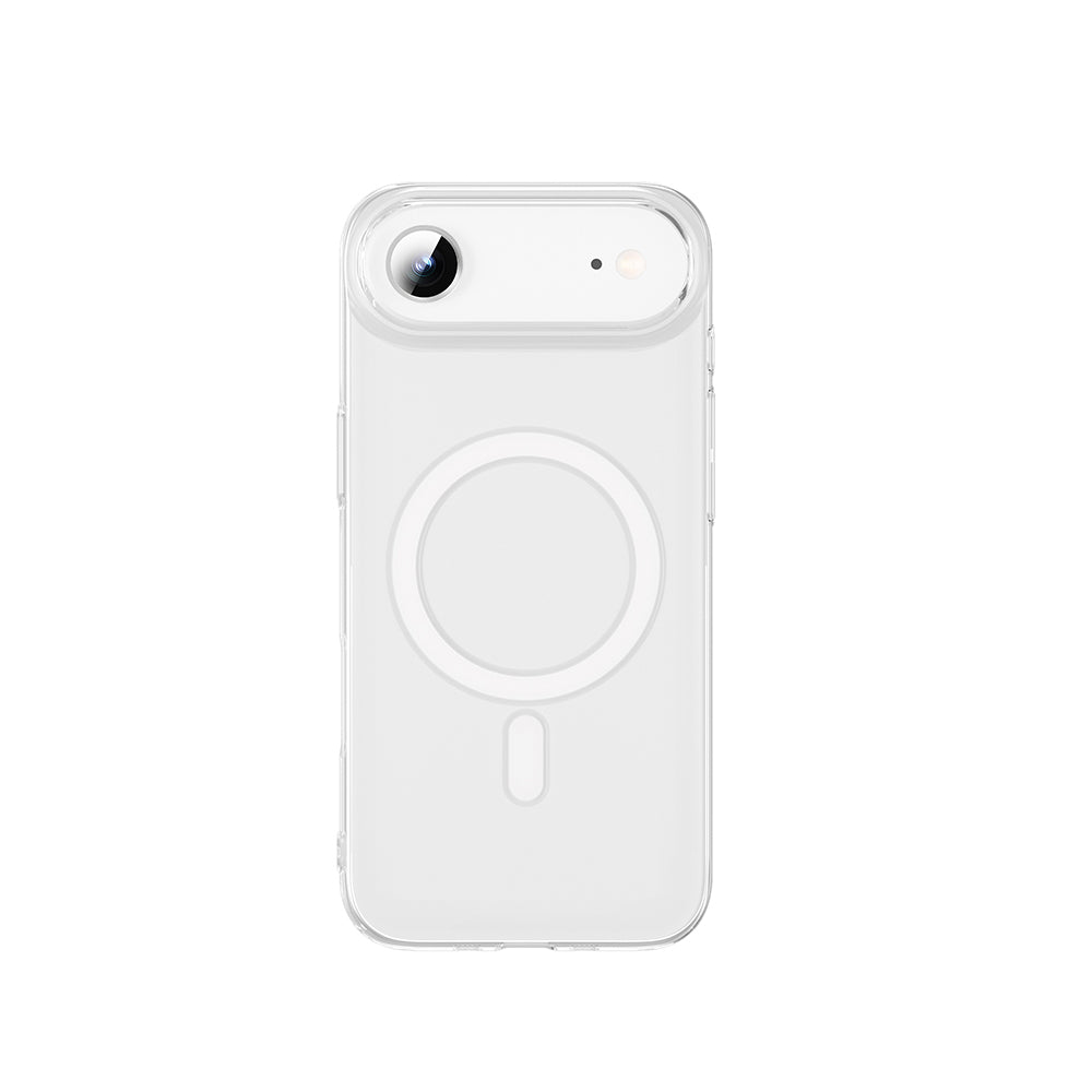 Apple iPhone 17 Air Kılıf M-safe Şarj Özellikli Wiwu YXK-207 Invisible Pro Sert PC Kapak Şeffaf