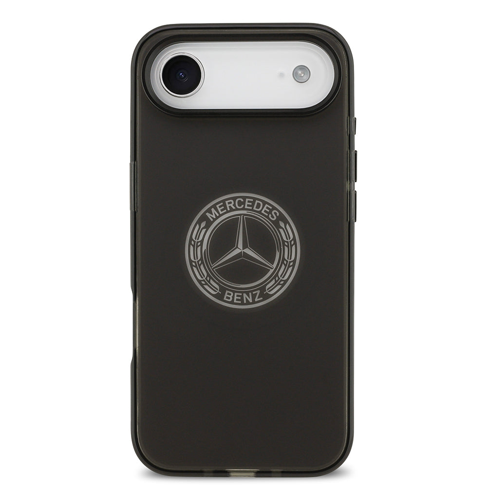 Apple iPhone 17 Air Kılıf Mercedes Benz Orjinal Lisanslı M-safe Şarj Özellikli Buzlu PC Nostaljik Yıldız Dizayn Kapak Beyaz