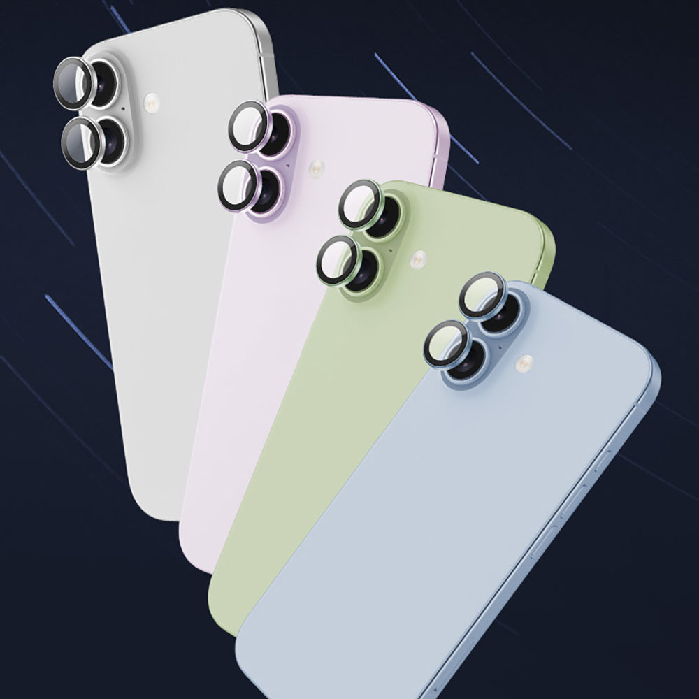 Apple iPhone 17 Benks DR Safir Kamera Lens Koruyucu Açık Yeşil