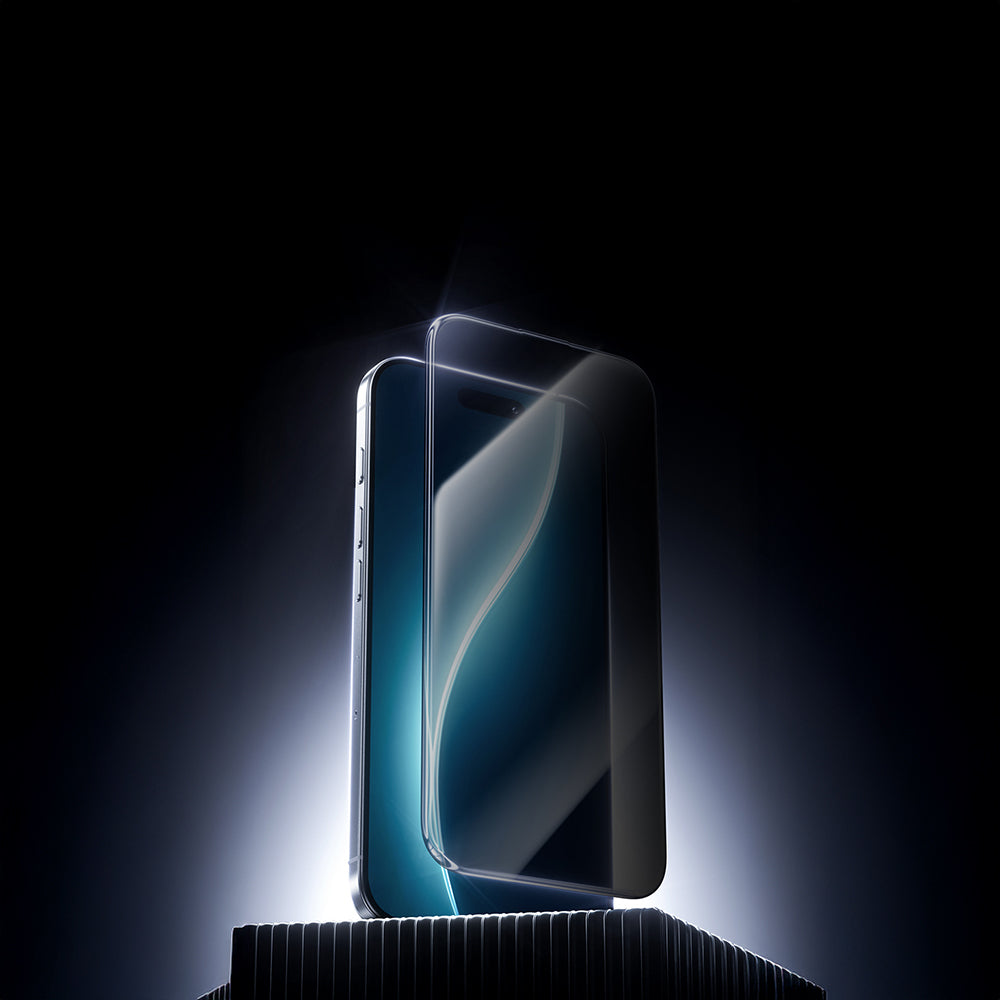 Apple iPhone 17 Benks Glass Warrior Privacy HD Cam Ekran Koruyucu + Kolay Uygulama Aparatlı Siyah