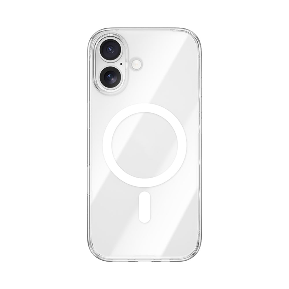 Apple iPhone 17 Kılıf M-safe Şarj Özellikli Benks Crystal Serisi Şeffaf Kapak Şeffaf