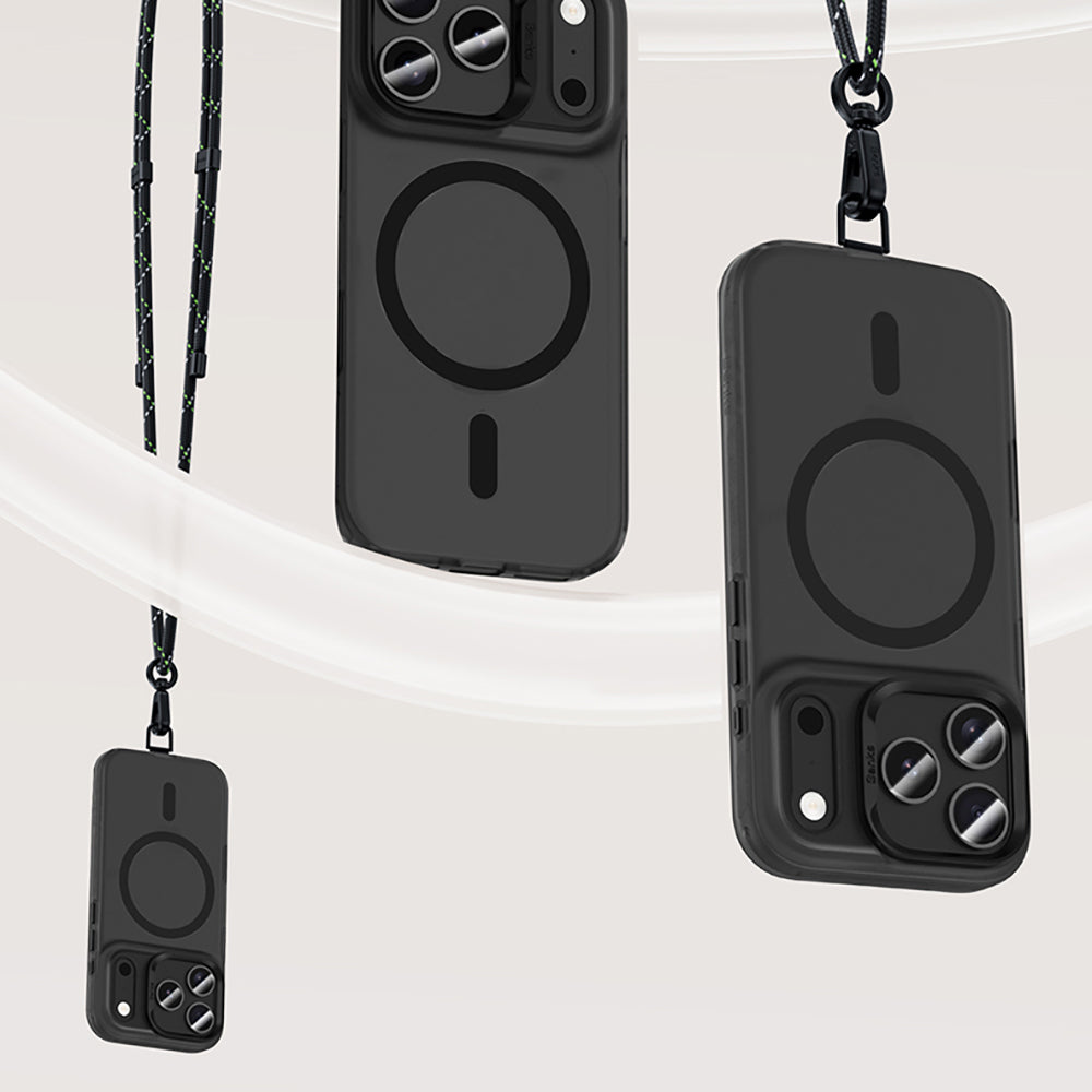 Apple iPhone 17 Kılıf M-safe Şarj Özellikli Benks Lucid Armor Kapak Açık Yeşil