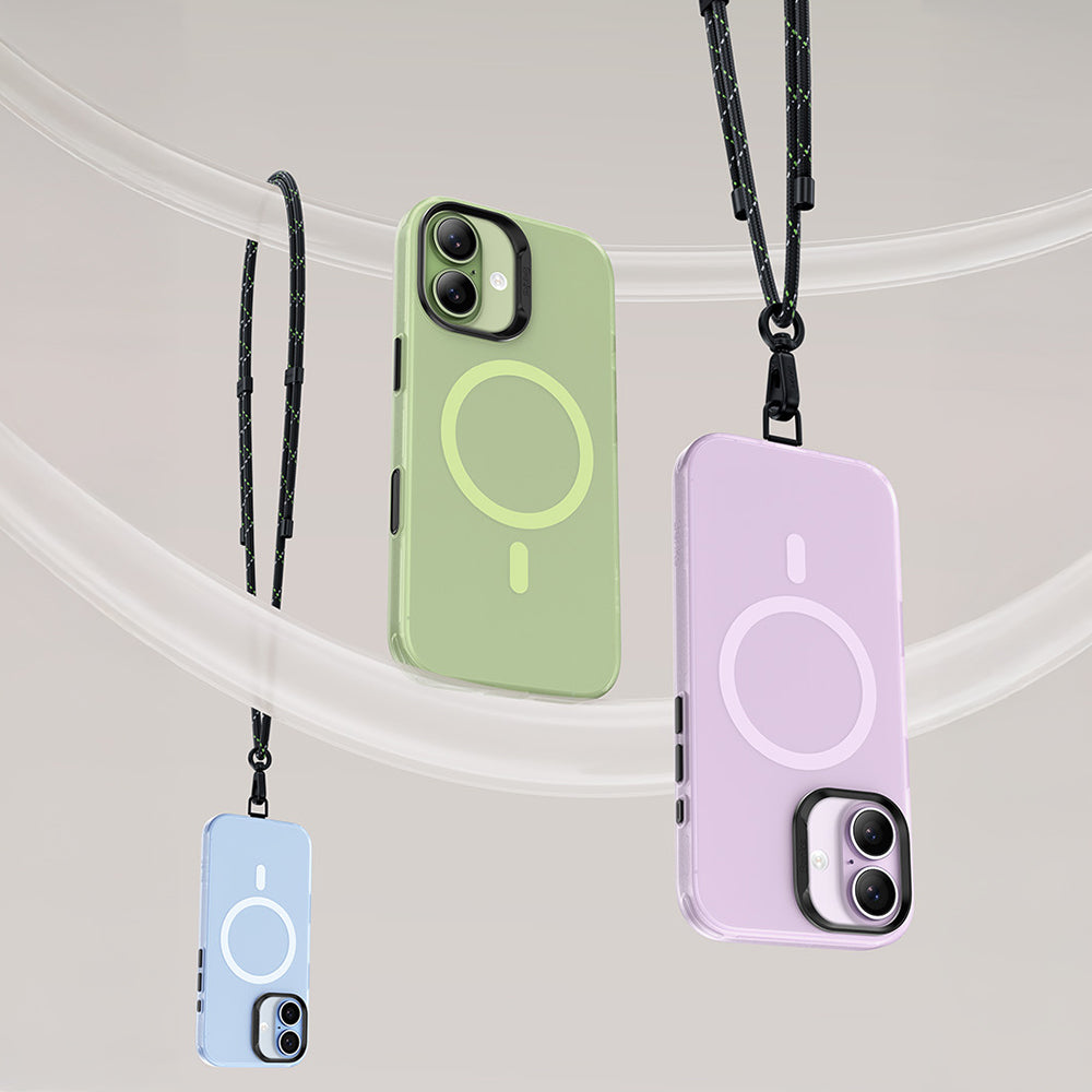 Apple iPhone 17 Kılıf M-safe Şarj Özellikli Benks Lucid Armor Kapak Açık Mor