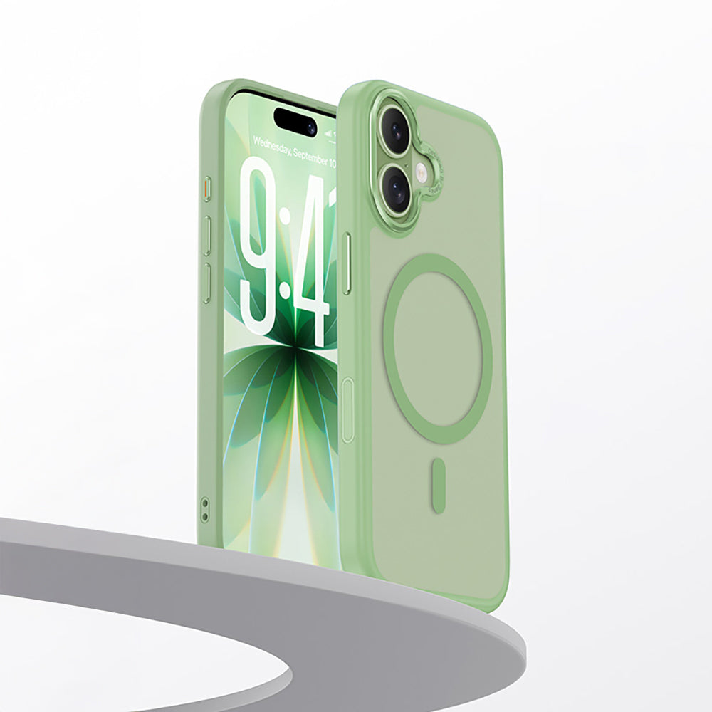 Apple iPhone 17 Kılıf M-safe Şarj Özellikli Benks Mist Protective Kapak Açık Mavi