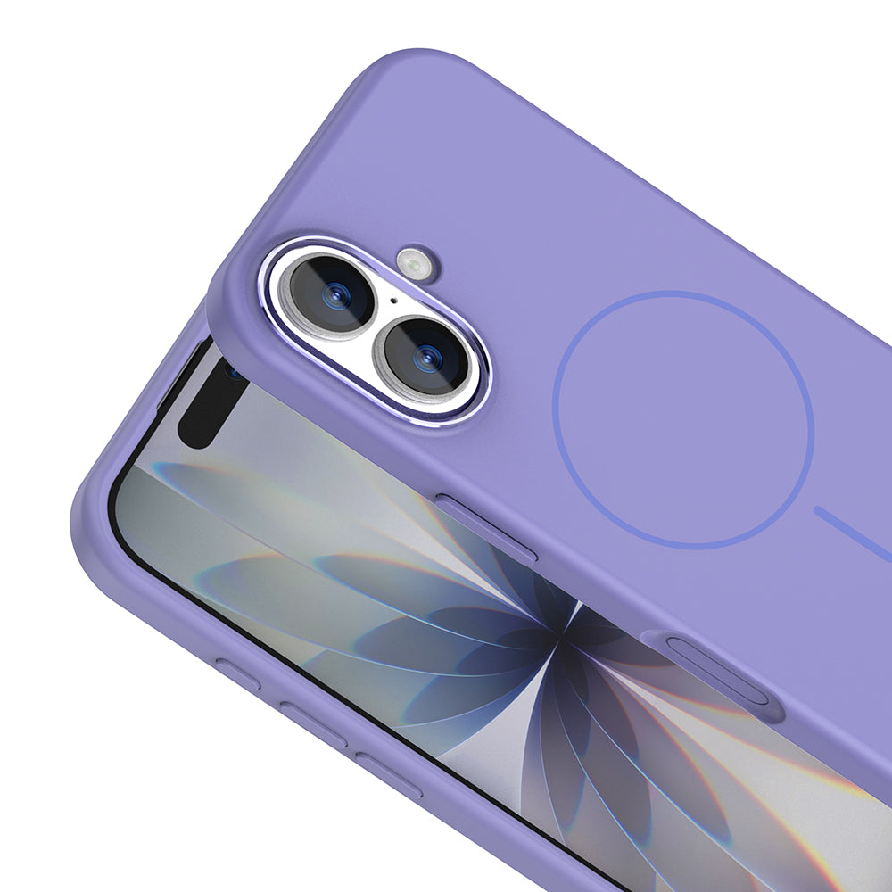 Apple iPhone 17 Kılıf M-Safe Şarj Özellikli Metal Kamera Çerçeveli Zore Edi Silikon Kapak Siyah