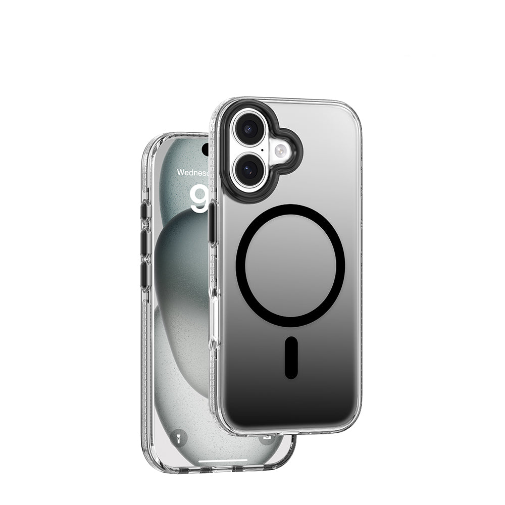 Apple iPhone 17 Kılıf M-safe Şarj Özellikli Sararmaya Karşı Dayanıklı Mutural Icesense Serisi Kapak Gri