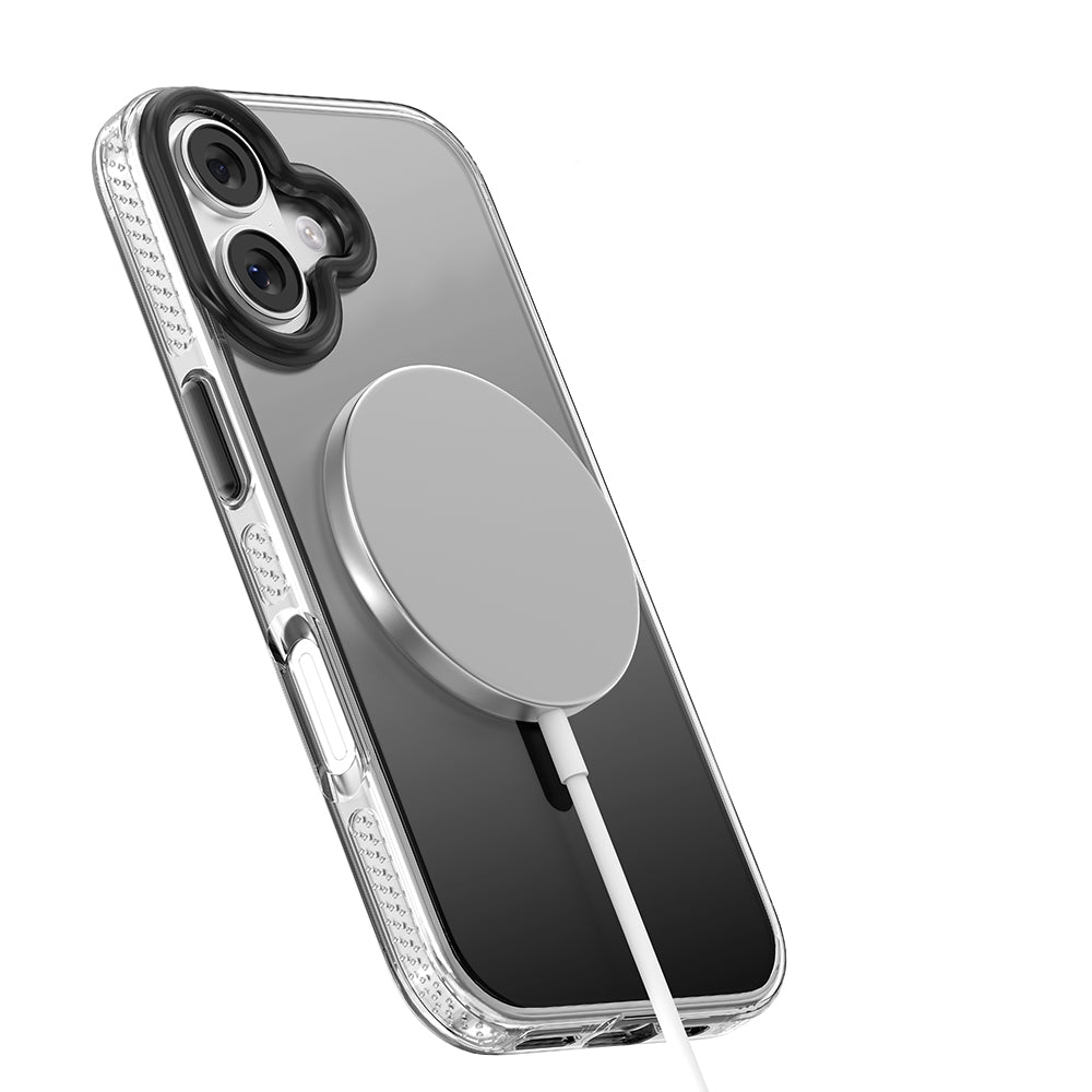 Apple iPhone 17 Kılıf M-safe Şarj Özellikli Sararmaya Karşı Dayanıklı Mutural Icesense Serisi Kapak Açık Yeşil