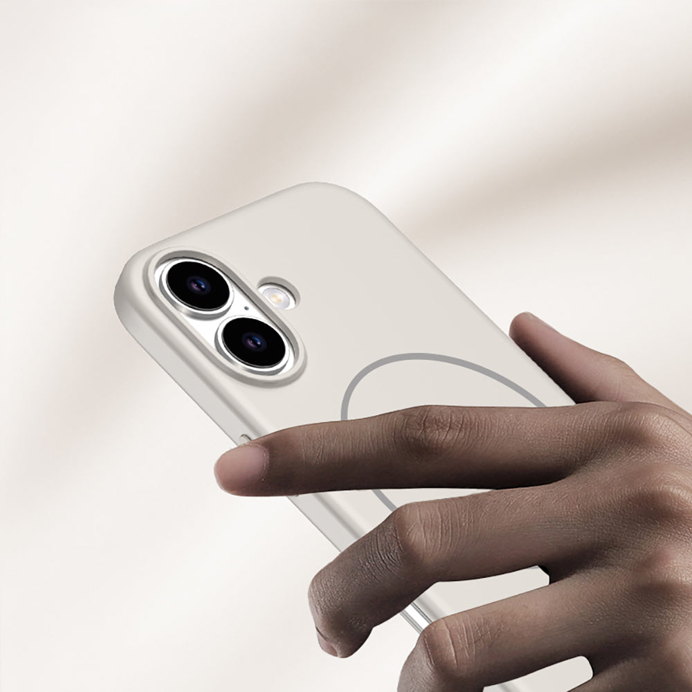 Apple iPhone 17 Kılıf M-safe Şarj Özellikli Wlons Liza Kapak Koyu Yeşil