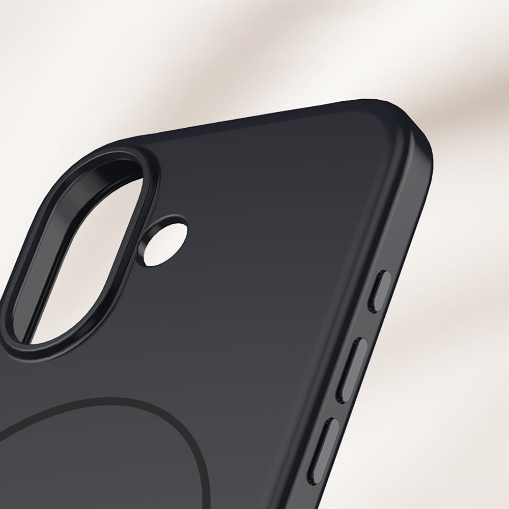 Apple iPhone 17 Kılıf M-safe Şarj Özellikli Wlons Liza Kapak Koyu Yeşil