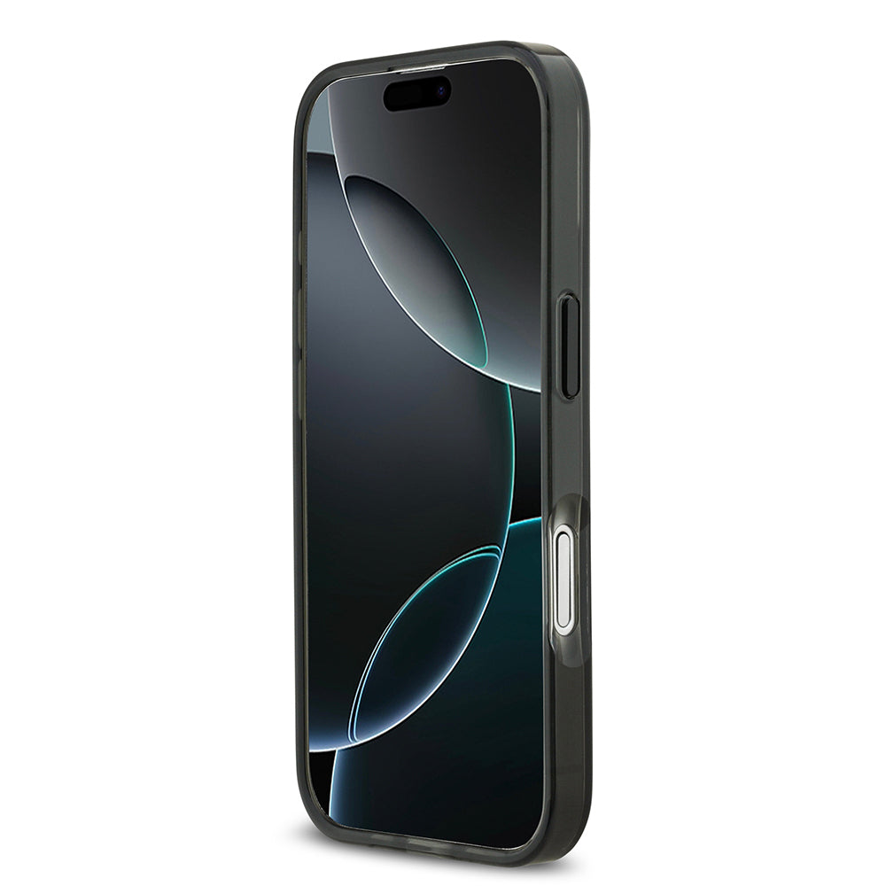 Apple iPhone 17 Kılıf Mercedes Benz Orjinal Lisanslı M-safe Şarj Özellikli Buzlu PC Nostaljik Yıldız Dizayn Kapak Beyaz