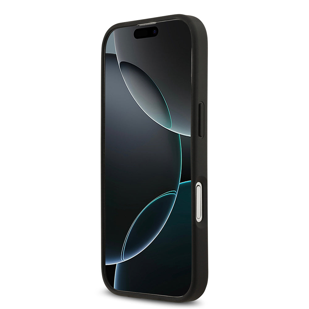 Apple iPhone 17 Kılıf Redbull Orjinal Lisanslı M-safe Şarj Özellikli Karbon Fiber Parlayan Logolu Kevlar Kapak  Siyah