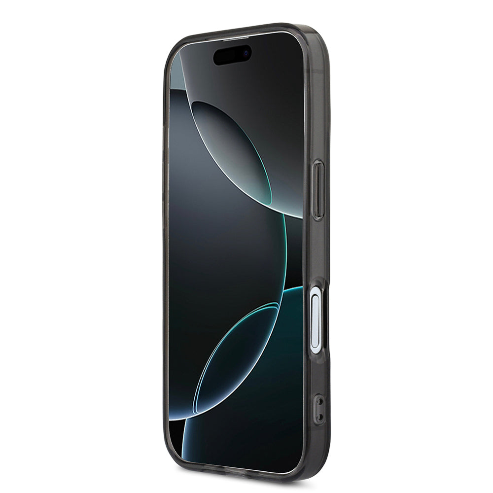 Apple iPhone 17 Kılıf TUMI Orjinal Lisanslı M-safe Şarj Özellikli Transparan Kapak Siyah