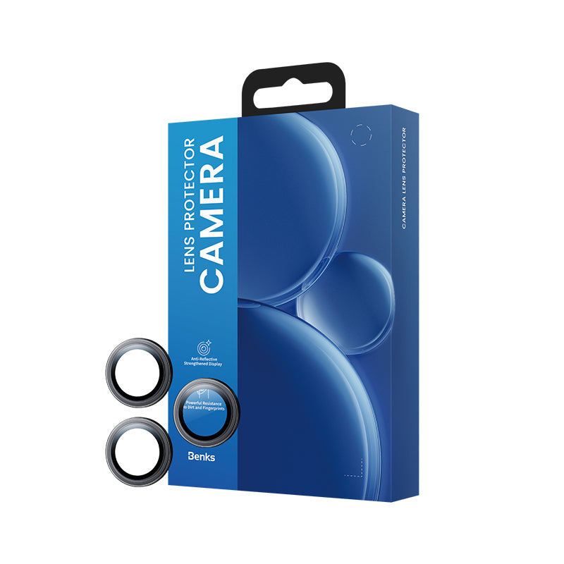 Apple iPhone 17 Pro Benks DR Safir Kamera Lens Koruyucu Mavi