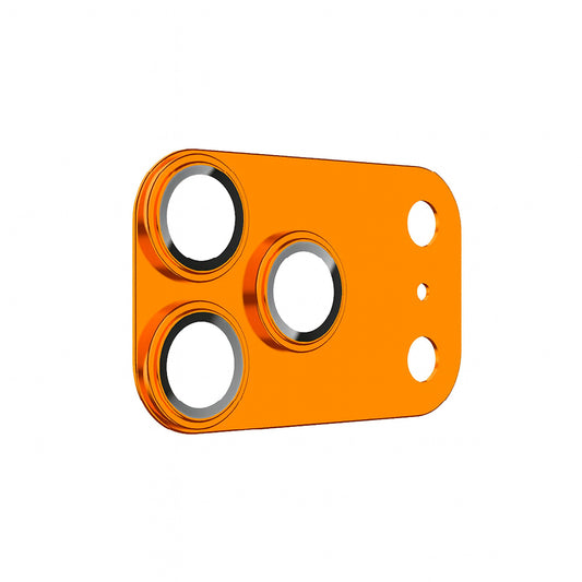 Apple iPhone 17 Pro Benks Glass Warrior Anti Reflective Metal Kamera Lens Koruyucu Turuncu