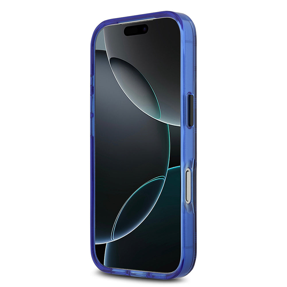 Apple iPhone 17 Pro Kılıf BMW Orjinal Lisanslı M-safe Şarj Özellikli Metal Kamera Butonlu Yatay Şeritli M Dizayn Kapak Siyah