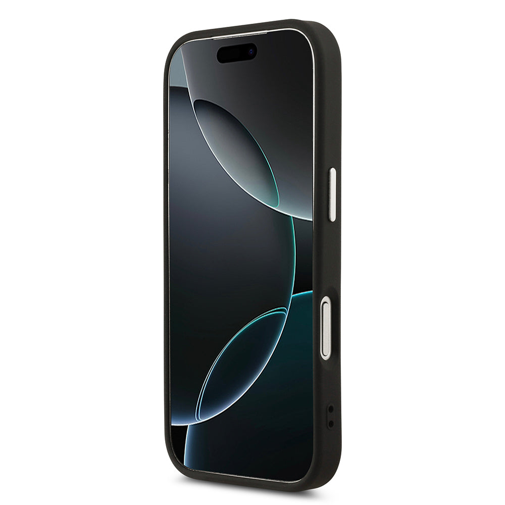 Apple iPhone 17 Pro Kılıf Karl Lagerfeld Orjinal Lisanslı M-safe Şarj Özellikli Metal Kamera ve Buton Tasarımlı Paris RSG PU Deri Kapak Kahverengi