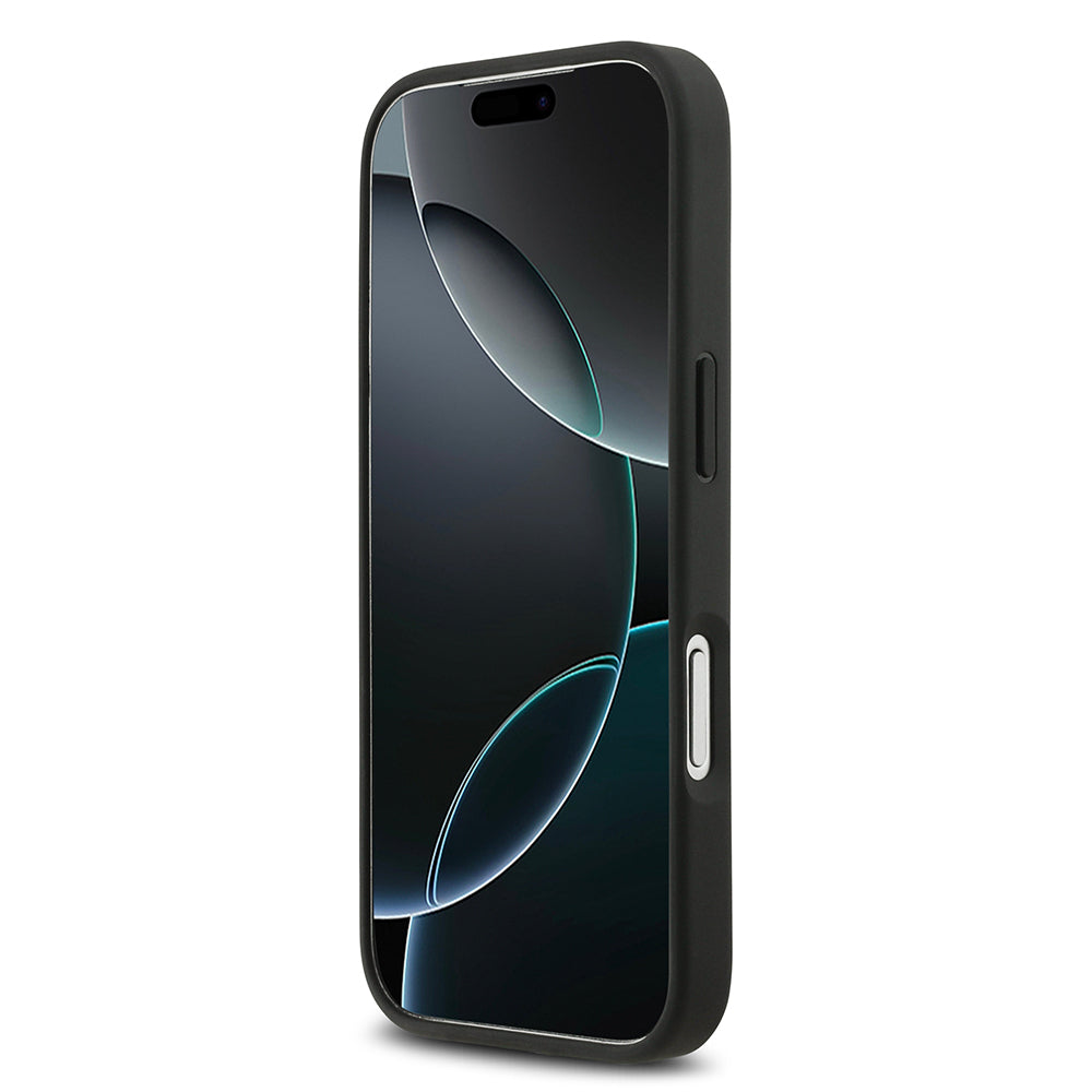 Apple iPhone 17 Pro Kılıf Lacoste Orjinal Lisanslı M-safe Şarj Özellikli PU Pike Desenli Metal Logolu Kartlıklı Kapak Bej