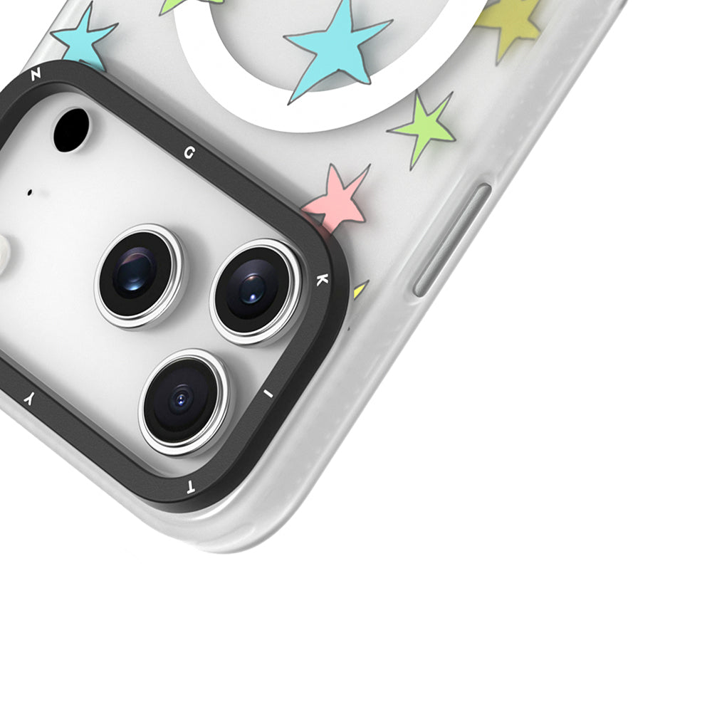 Apple iPhone 17 Pro Kılıf M-Safe Şarj Özellikli Airbagli Çift Katmanlı Youngkit Sweathart Serisi Kapak Siyah