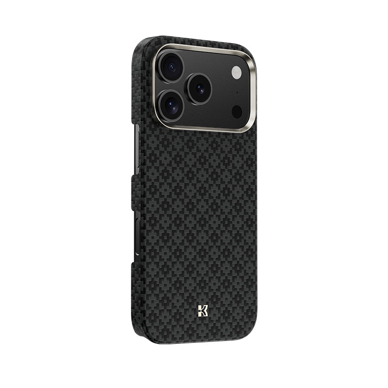 Apple iPhone 17 Pro Kılıf M-Safe Şarj Özellikli Benks ArmorAir ArmorGrid Serisi Kevlar Kapak Mavi