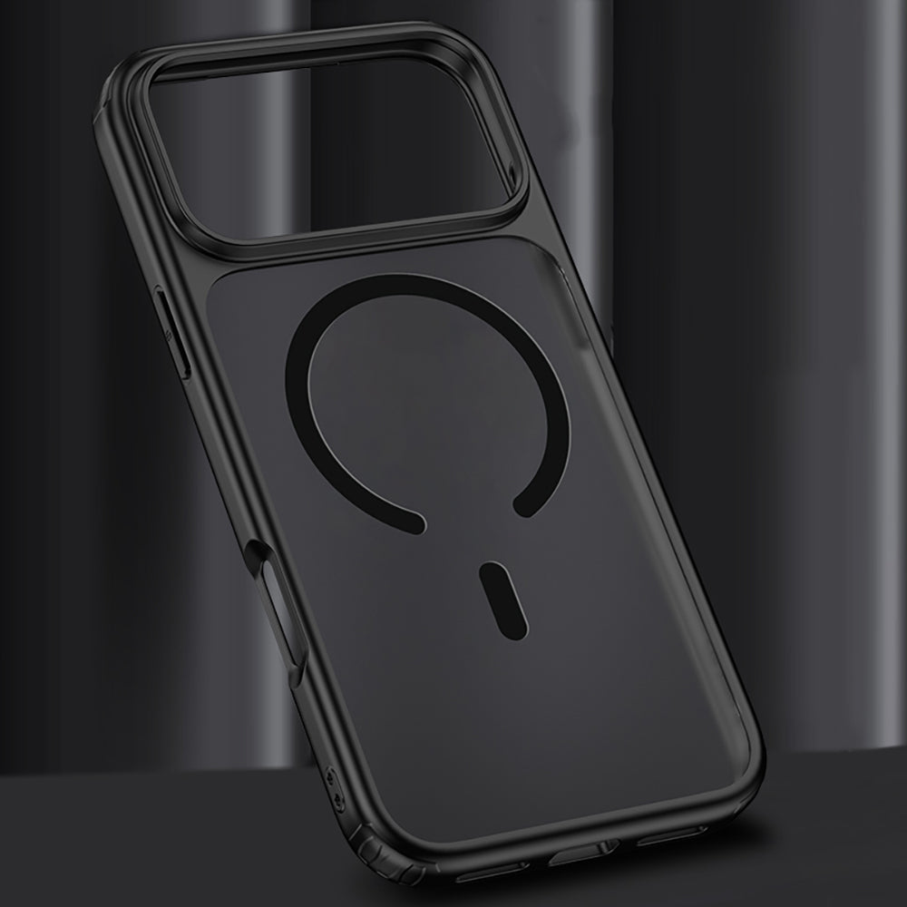 Apple iPhone 17 Pro Kılıf M-safe Şarj Özellikli Mat Arka Yüzey Wlons Lola Kapak Turuncu