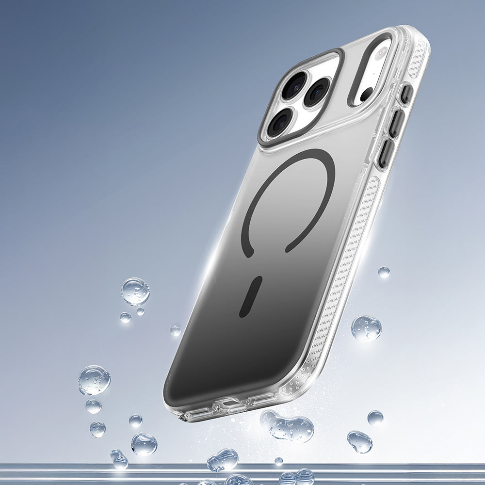 Apple iPhone 17 Pro Kılıf M-safe Şarj Özellikli Sararmaya Karşı Dayanıklı Mutural Icesense Serisi Kapak Mavi