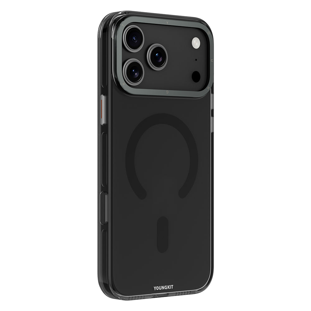 Apple iPhone 17 Pro Kılıf M-safe Şarj Özellikli Şeffaf Youngkit Crystal Shield Serisi Kapak Şeffaf