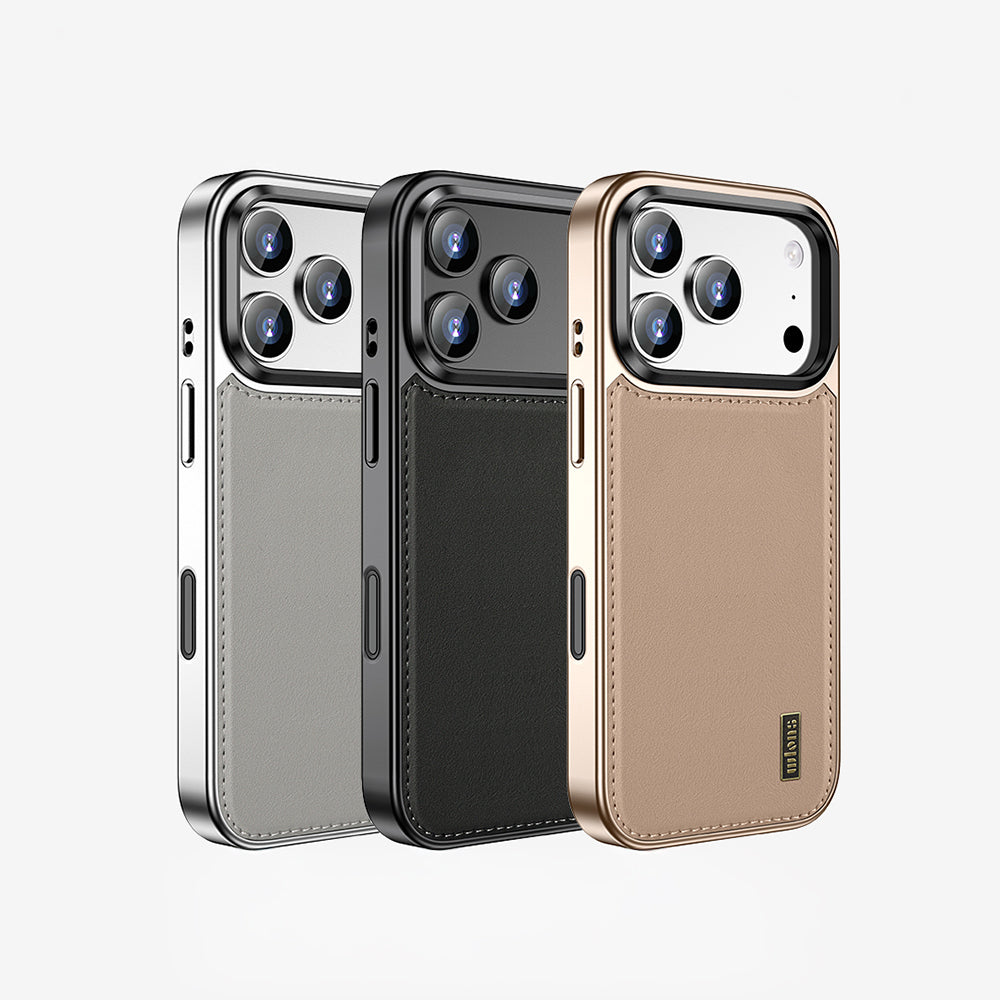 Apple iPhone 17 Pro Kılıf M-safe Şarj Özellikli Standlı Leto Kapak Siyah